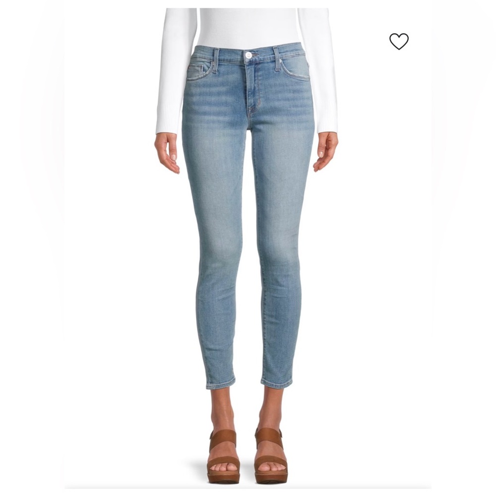 NWT‎ Hudson midrise Natalie super skinny ankle light wash size 28